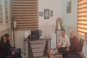 بازدید معاون اداری اااااز مراکز جیرفت